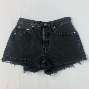 Levi's Women's Black Jean Shorts